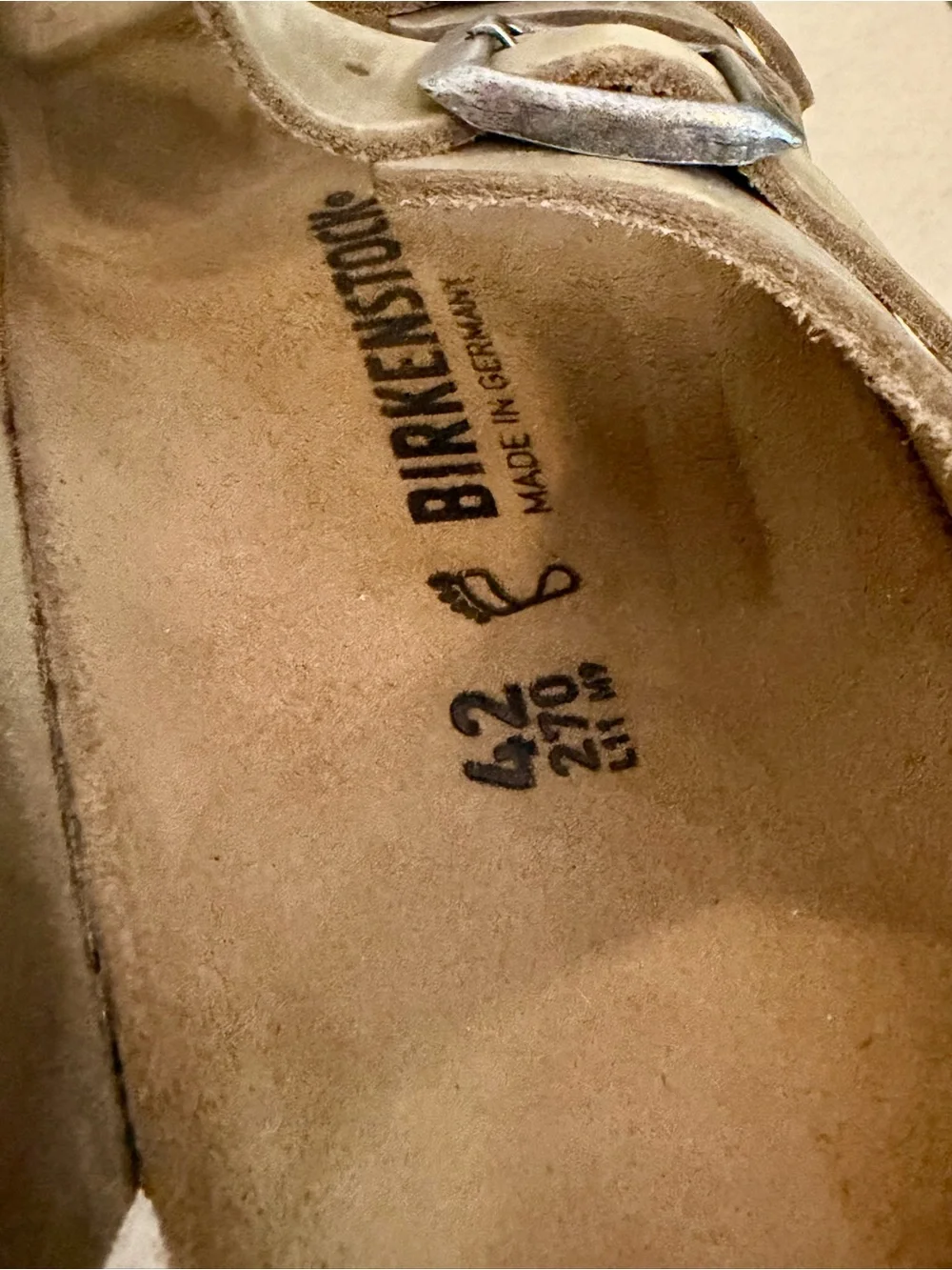 Birkenstock Milano Oiled Leather | Khaki | Sz 42 R | 9-9.5 Men’s | 11 Women’s